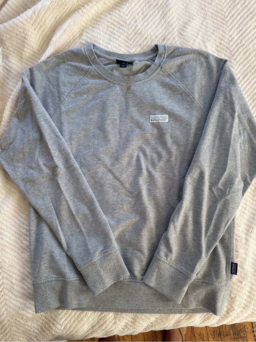 Patagonia Men's Light Gray Crewneck Pullover